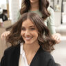 Image of a long and shiny hair in women salon Oakville