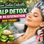 Scalp detox in women salon Oakville