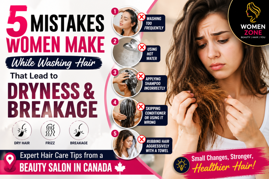 5 mistakes while washing hair