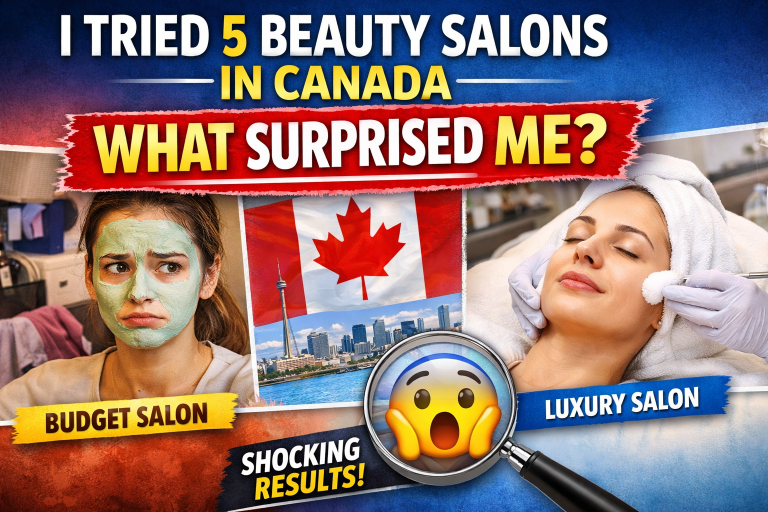 I tried 5 beauty salon in Canada