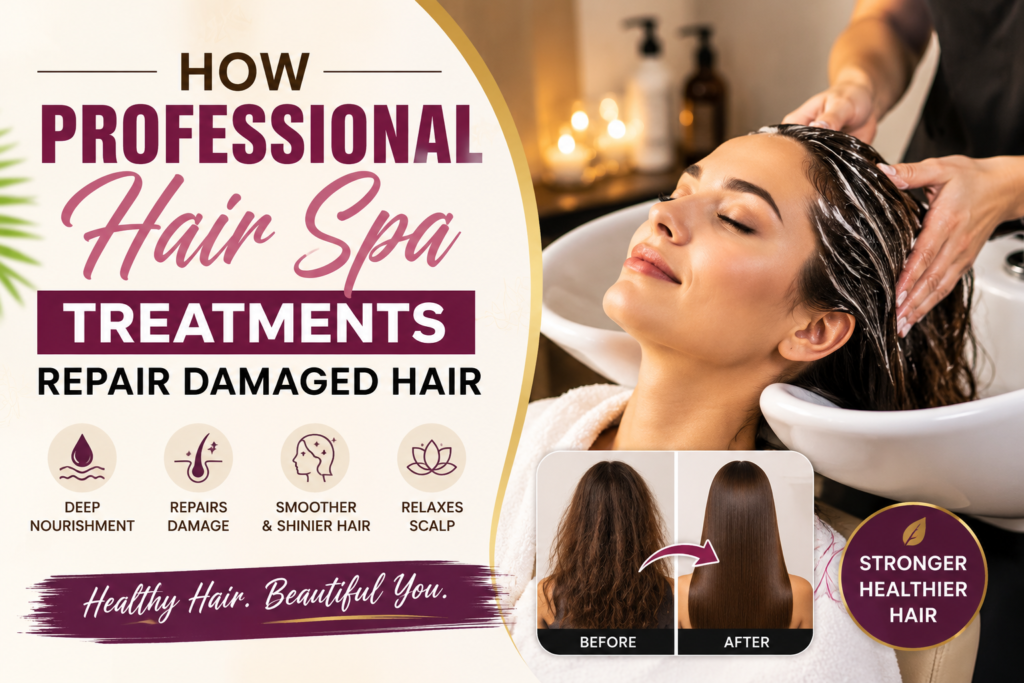 Professional hair spa service in Canada