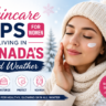 Winter skincare tips from beauty salon Canada