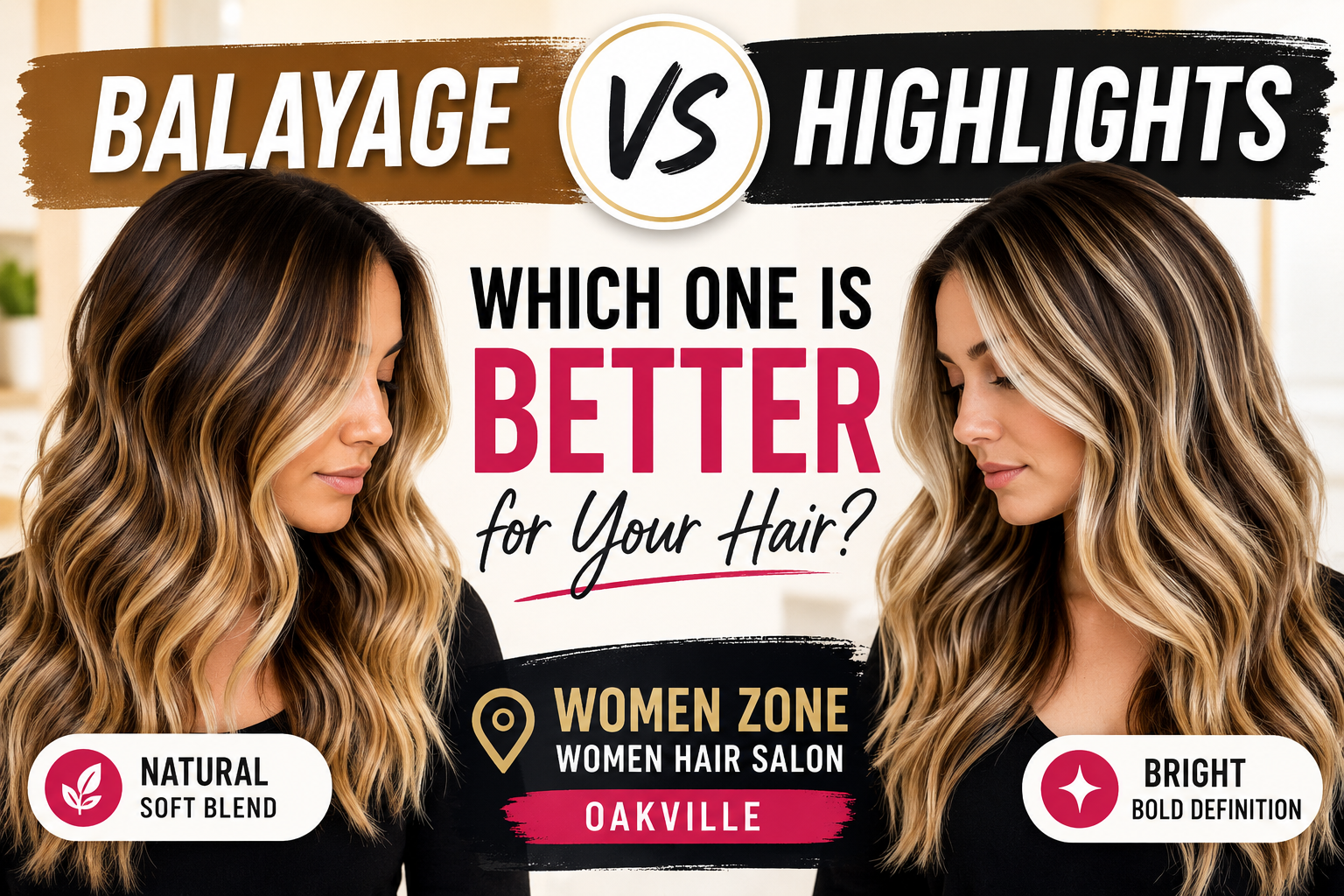 Balayge Vs Highlights comparison